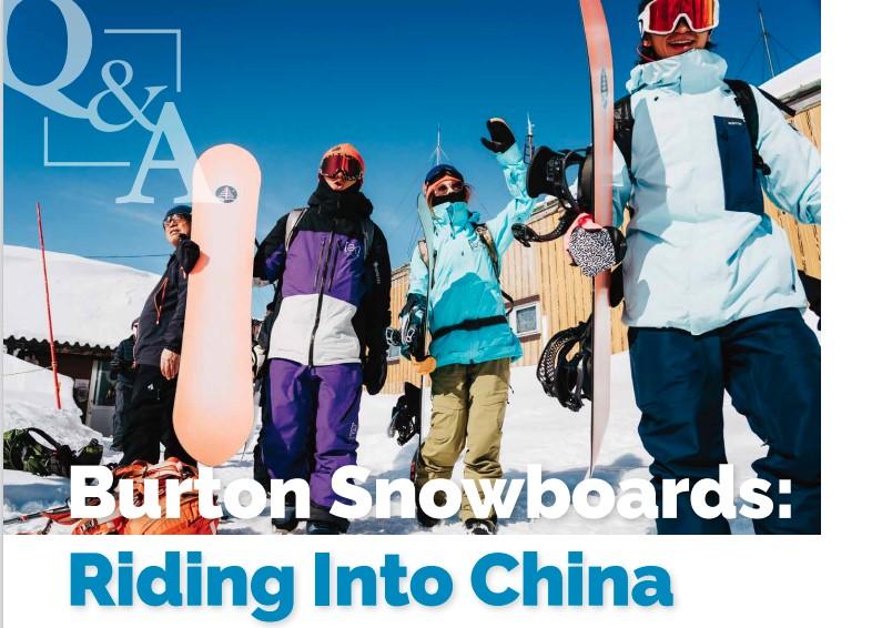 Insight Magazine Burton Snowboards Riding Into China Amcham